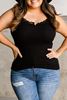 Picture of PLUS SIZE TANK TOP BLACK  LACE